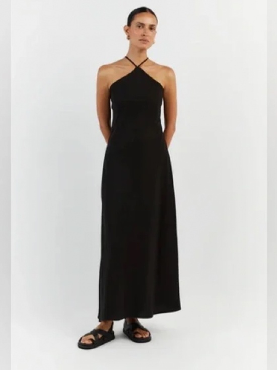 DISSH Dresses & Skirts - DISSH Levi Black Midi Dress in Size 2